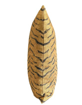 Saffron Animal Print Throw Pillow Cover: Cotton Linen Blend