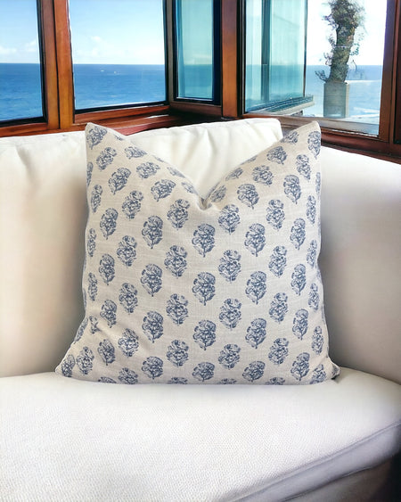 PK Lifestyles Posy Double Sided Throw Pillow Cover 18x18, 20x20, 22x22, 24x24, 12x20, 12x22, 14x22, 14x48 Accent Throw Pillow Cover