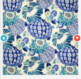 Throw Pillow Cover Copacabana Azure 18x18, 20x20, 22x22, 24x24, 12x20, 14x22 Blue Teal Ivory Cotton PK Lifestyles Tropical Beach