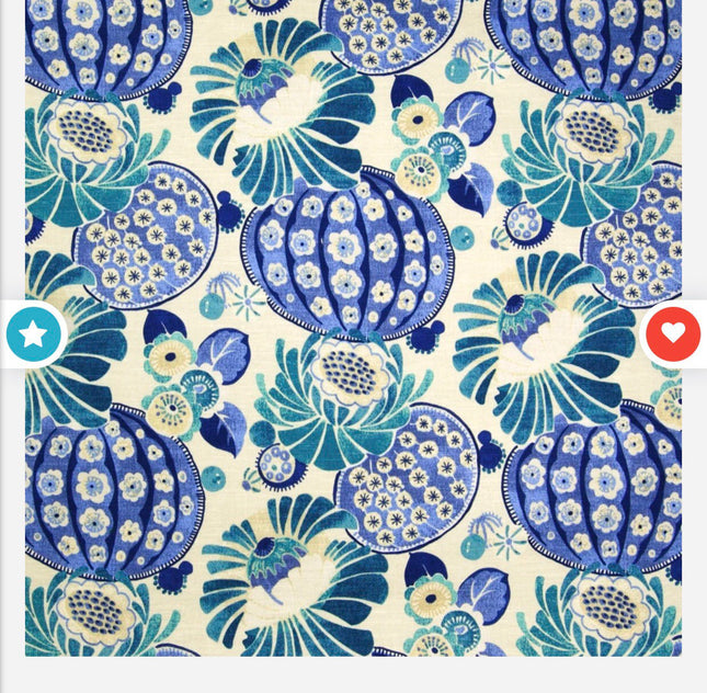 Throw Pillow Cover Copacabana Azure 18x18, 20x20, 22x22, 24x24, 12x20, 14x22 Blue Teal Ivory Cotton PK Lifestyles Tropical Beach