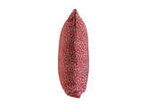 Ruby Cheetah Chenille Throw Pillow Cover: Double Sided Designer Pillow