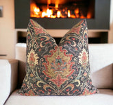 Mardi Gras Throw Pillow Cover: Covington Karma Linen Blend