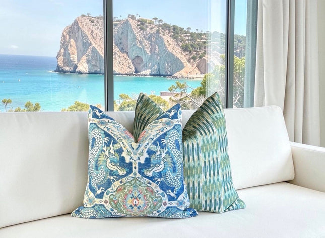 Ikatra Designer Pillow Cover – Artisanal Accent for Chic Décor