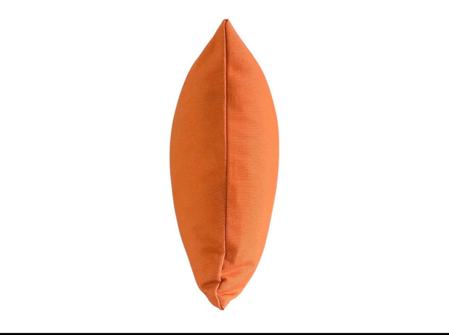 Orange Greek Key Pillow Cover: Coastal Mediterranean Decor