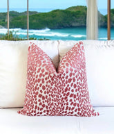 Marlowe Luxury Velvet Animal Print Pillow Cover – Double-Sided, Invisible Zipper