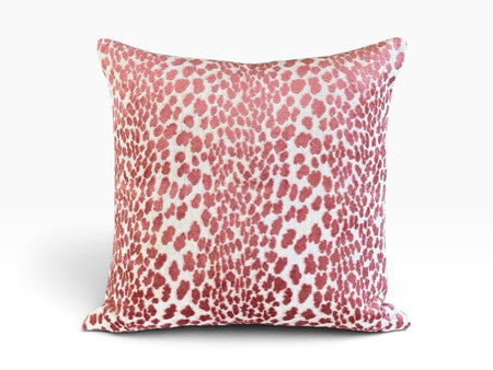 Marlowe Luxury Velvet Animal Print Pillow Cover – Double-Sided, Invisible Zipper