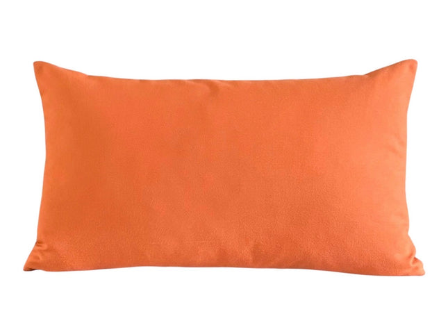 Orange Greek Key Pillow Cover: Coastal Mediterranean Decor