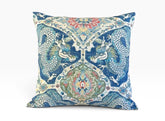 Drakon Blue Dragon Designer Pillow Cover – Bold Mythical Décor Accent