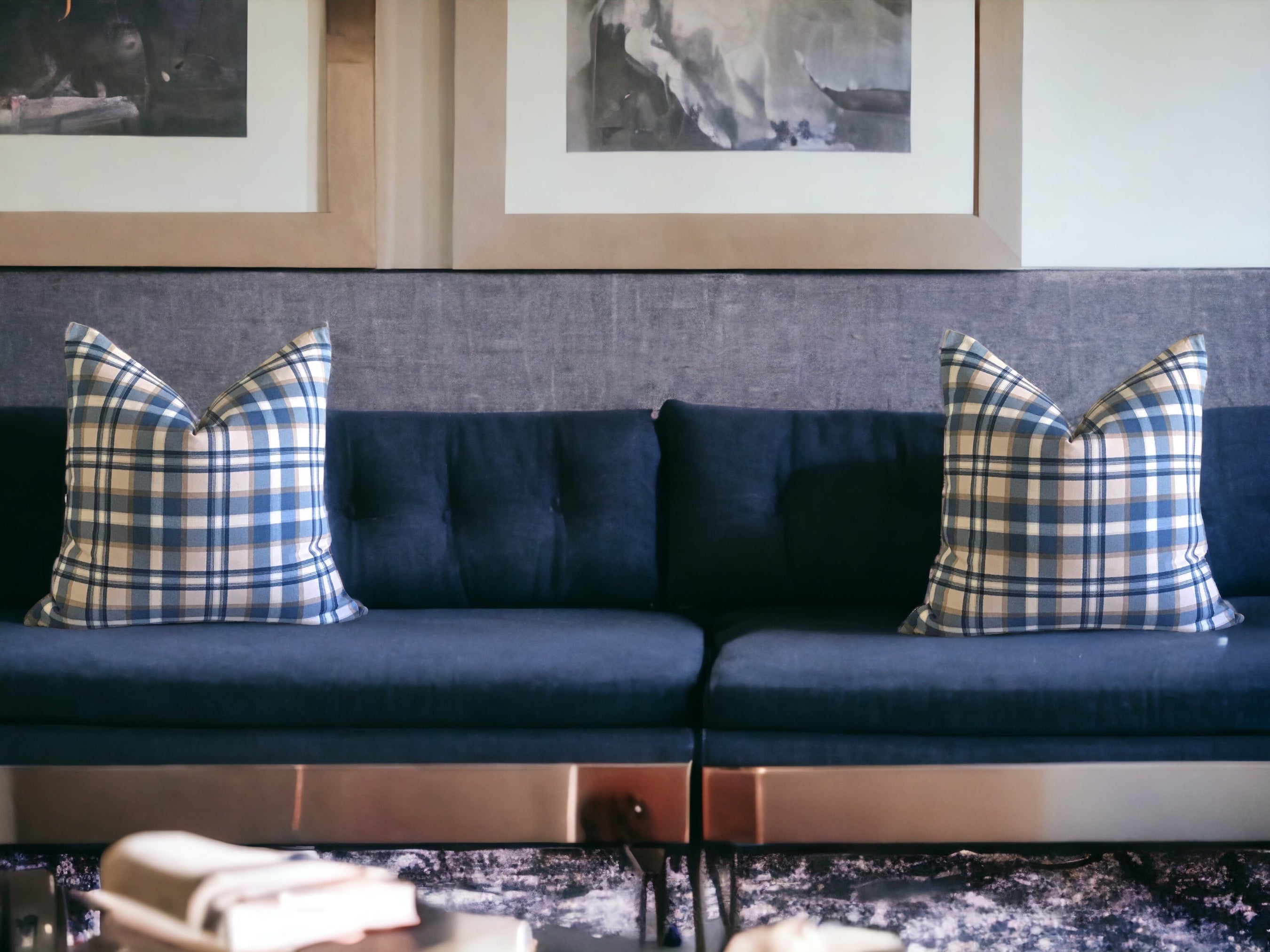 Plaid pillow covers 24x24 best sale