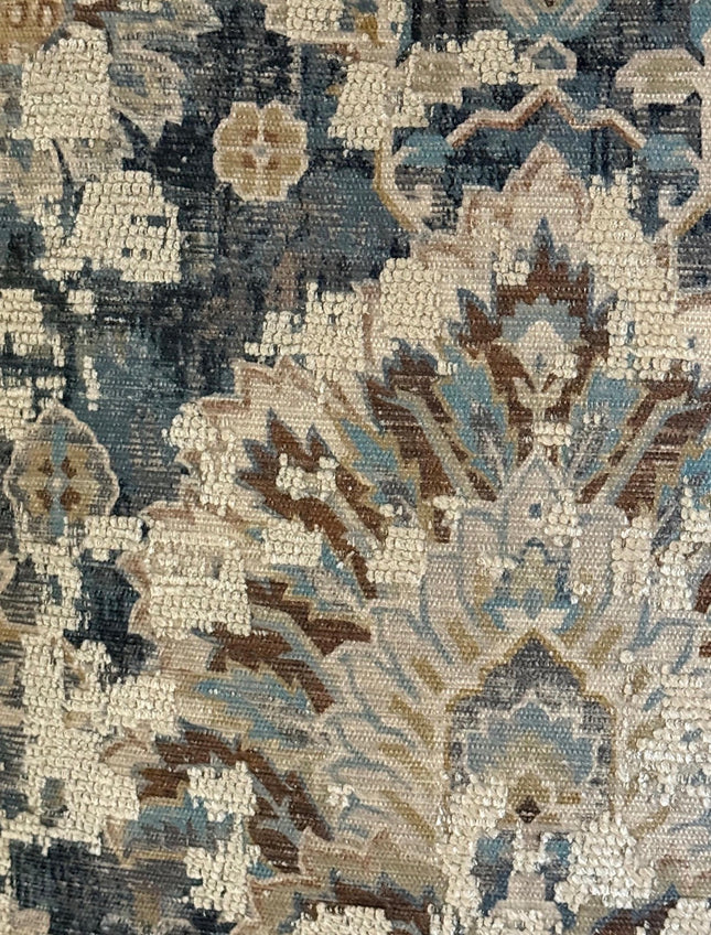 Florenta Designer Pillow Cover – Timeless Medallion Pattern in Slate & Taupe