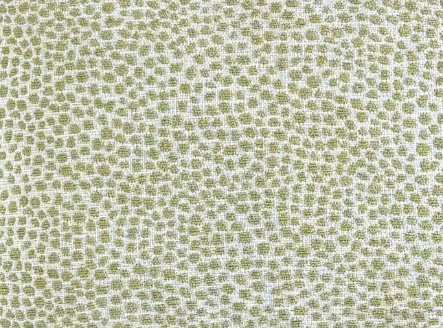 Chenille Throw Pillow Cover: Dotify Pear Green, Double Sided