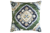 Dorian Grass Printed Cotton Pillow Cover 18x18, 20x20, 22x22, 24x24, 12x20, 12x22, 14x22, 16x24, 14x46, 14x48 Throw Pillow Cover