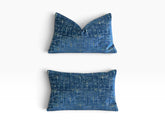 Tressa Textured Blue Pillow Cover | Woven Decorative Throw Pillow | Luxury Accent Cushion Cover | Modern Home Decor