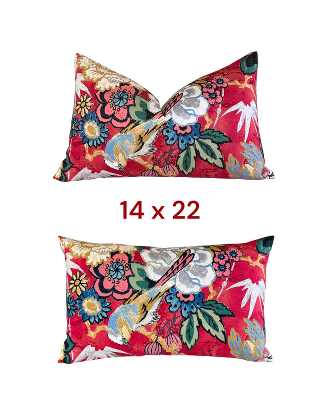 Kaufmann Dailiang Cotton Pillow Cover 18x18, 20x20, 22x22, 24x24, 12x20, 12x22, 14x22