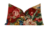 Crimson Queensland Double Sided Throw Pillow Cover 18x18, 20x20, 22x22, 24x24 12x20 12x22 14x22 14x48 Fruit Floral French Country Cover