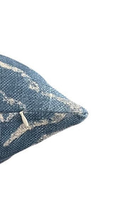 Blue Animal Print Pillow Cover 18x18, 20x20, 22x22, 24x24, 12x20, 12x22, 14x22, 14x48  Throw Pillow Cover